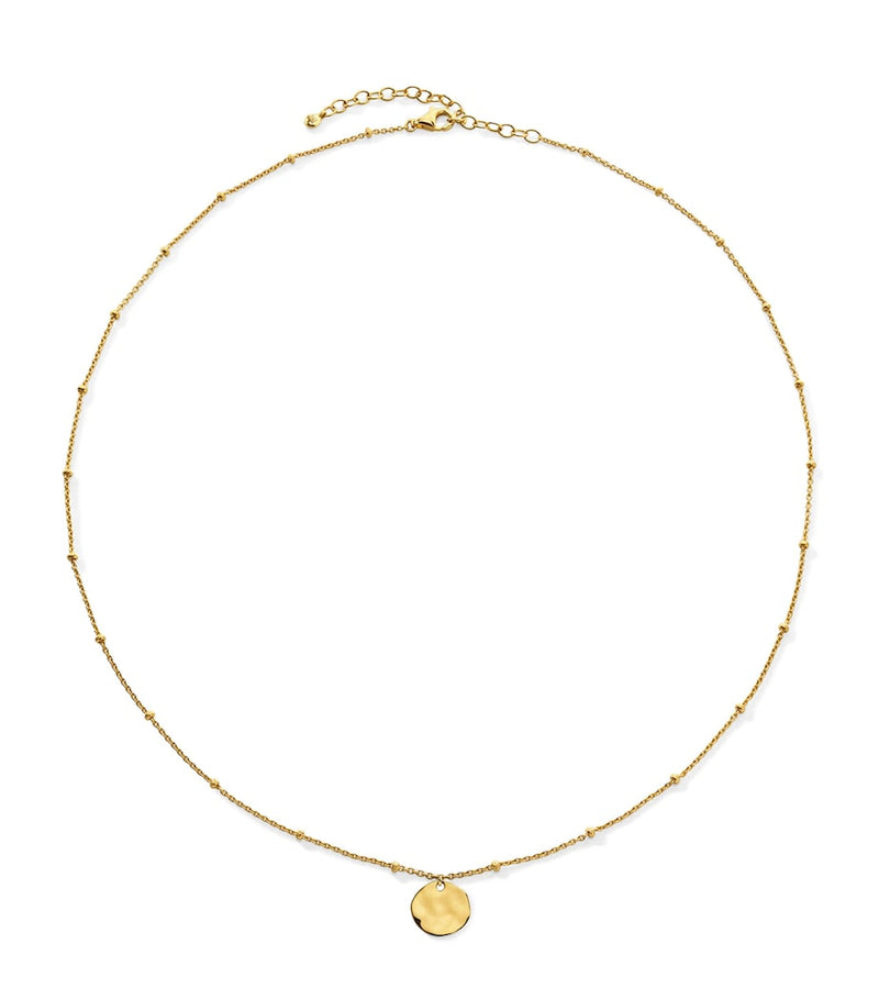 Monica Vinader gold vermeil disc chain necklace - British product
