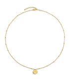 Monica Vinader gold vermeil disc chain necklace - British product