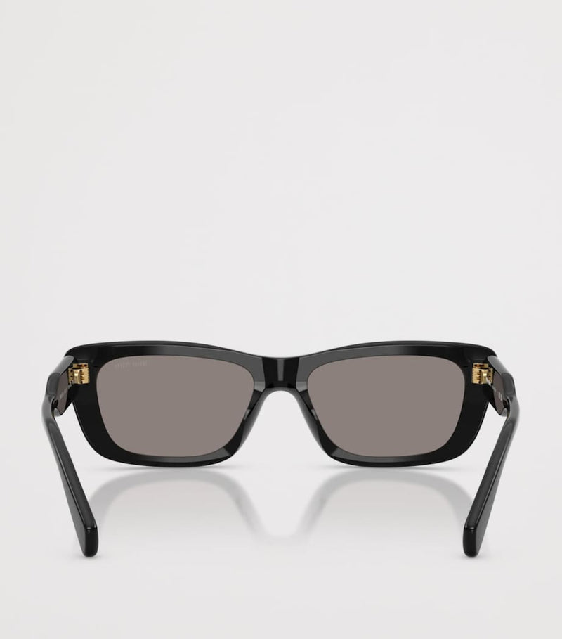 Miu Miu acetate rectangle sunglasses, imported from the UK