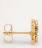 Suzanne Kalan mini butterfly stud earrings yellow gold diamond - British product