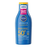 Superdrug NIVEA SUN Protect & Moisture Sun Cream SPF 50+ 100ml- Buy online at McGrocer