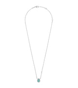 Harrods Boucheron White Gold Diamond and Aquaprase Serpent Bohème Pendant- Buy online at McGrocer