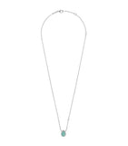 Boucheron Serpent Bohème pendant in white gold with aquaprase - British product