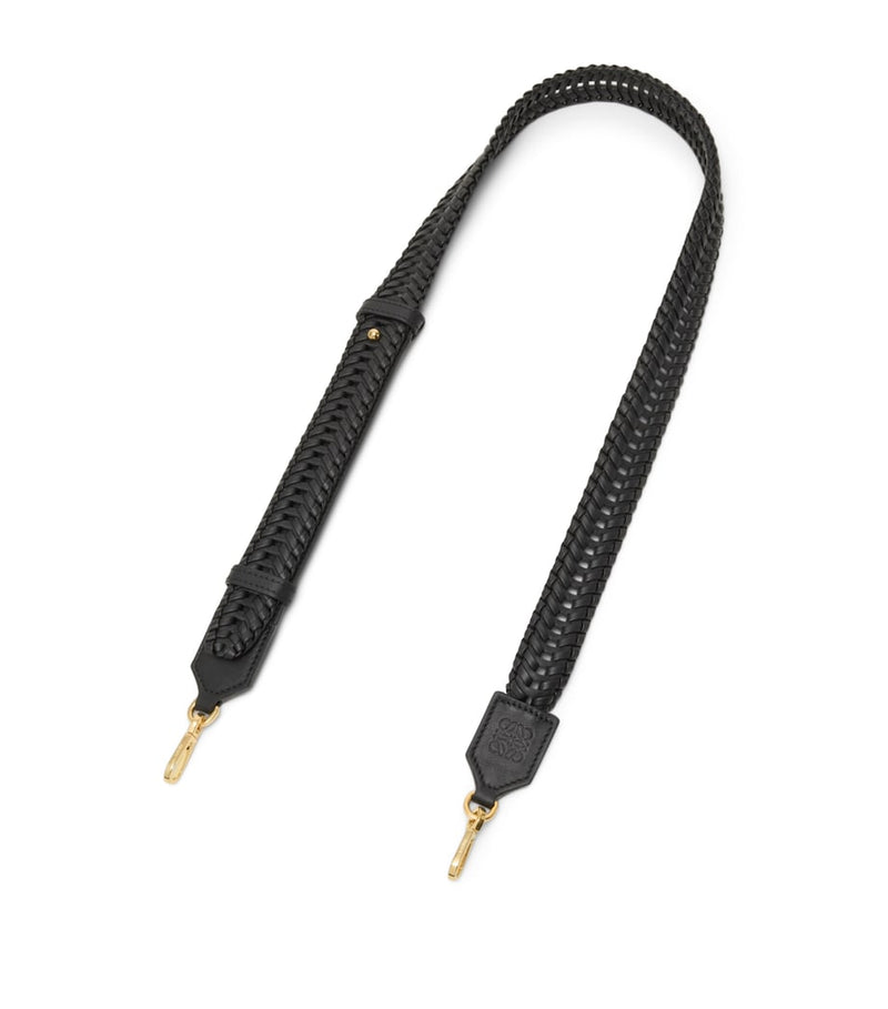 LOEWE leather woven bag strap 122cm length, UK version