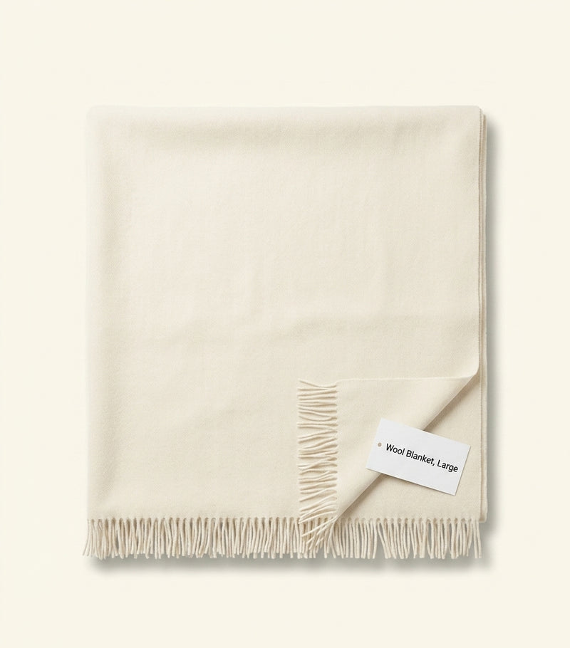 Burberry wool wide check scarf (British brand)