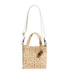 Bonpoint raffia top-handle bag - British product