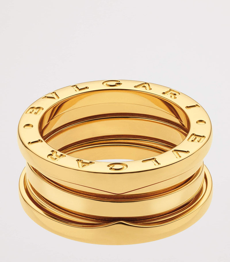 Bvlgari B.zero1 three-band ring 18kt yellow gold - British product