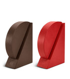 Assouline Cubist Leather Right Bookend, 25cm x 17cm x 8cm - British product