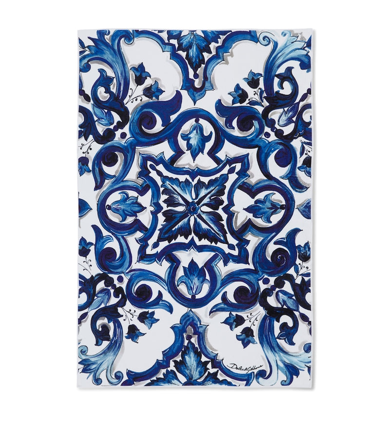 Dolce&Gabbana Casa Blu Mediterraneo bath towel 100cm x 150cm - British product
