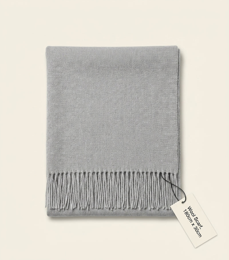 Mulberry muted tone cashmere scarf 195x30cm (British brand)