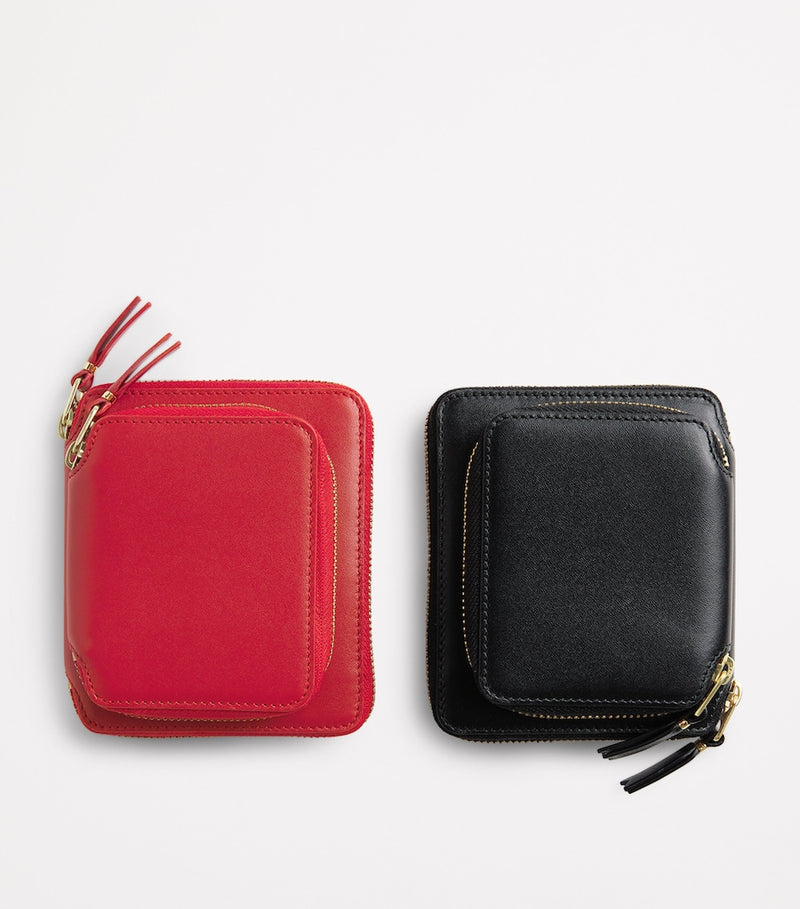 Comme des Garçons leather zipped wallet - British product