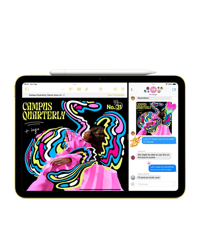 Apple 11-inch tablet with 512GB storage in silver - British product