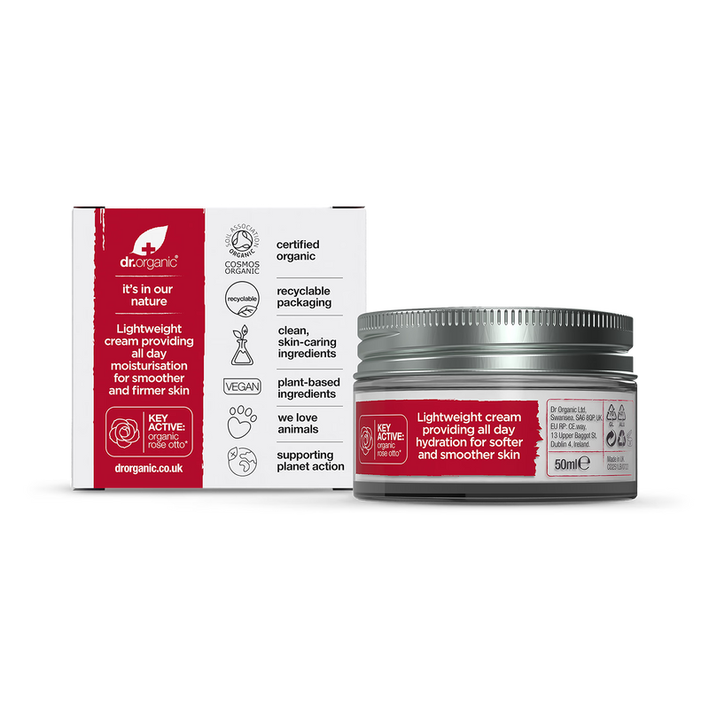 Dr Organic Rose Otto Day Cream 50ml - British product