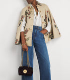 Chloé small quilted velvet heritage shoulder bag (British brand)