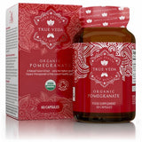 Superdrug True Veda Organic Pomegranate 15:1 Extract Herbal Supplement 60 Capsules- Buy online at McGrocer