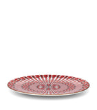 Baccarat Arcadia Red and Gold Decorated Bread Plate 16cm - British product