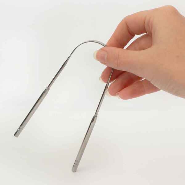 Organically Epic Stainless Steel Tongue Cleaner x1 (British brand)