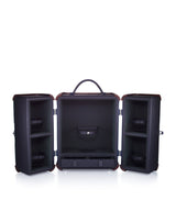 Harrods Baccarat Leather-Oak Louxor Octogone Trunk (35cm x 28cm x 28cm)- Buy online at McGrocer