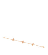 Harrods Boodles Rose Gold and Diamond Be Multi Charm Bracelet- Buy online at McGrocer
