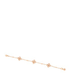 Boodles rose gold diamond charm bracelet (British brand)