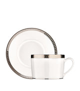 Harrods Christofle Malmaison Porcelain Espresso Cup and Saucer- Buy online at McGrocer