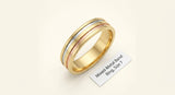 Cartier Vendôme wedding ring in 18-karat gold, imported from the UK