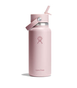 Harrods Hydro Flask Wide Mouth Bottle with Flex Straw Cap Insulated Water Bottle 946ml- Buy online at McGrocer