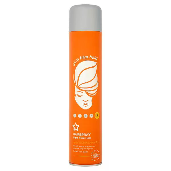 Superdrug Hairspray Ultra Firm 450ml (British brand)