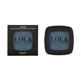 Lola MakeUp mono eyeshadow dark blue satin finish, imported from the UK
