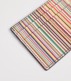 Paul Smith Signature Stripe leather card holder (British brand)