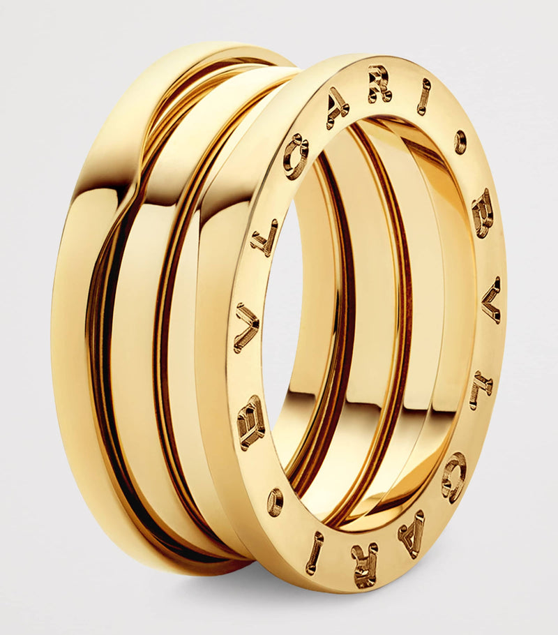 Bvlgari B.zero1 three-band ring 18kt yellow gold - British product
