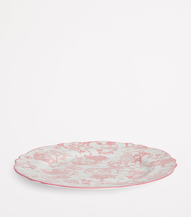 Harrods fine bone china toile dinner plate 27cm, UK version