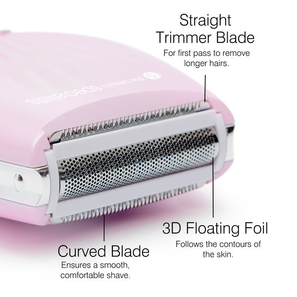 Rio Go Smooth Lady Shaver Pink, imported from the UK