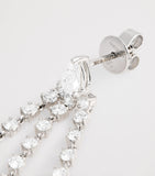 Anita Ko white gold diamond double loop earring (British brand)