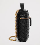 Bottega Veneta small leather soft vanity case H14cm W19cm D3cm (British brand)