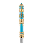 Montegrappa resin and yellow gold Montgolfier rollerball pen, imported from the UK