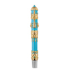 Montegrappa resin and yellow gold Montgolfier rollerball pen, imported from the UK