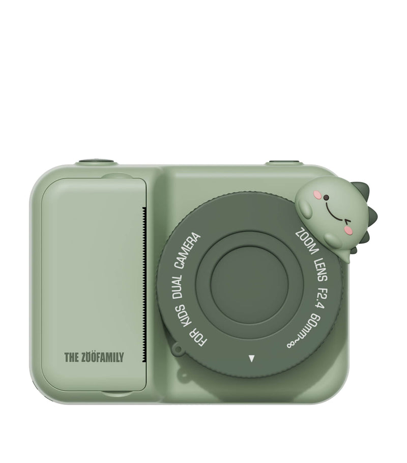 The Zoofamily Dino Green kids instant print camera (British brand)