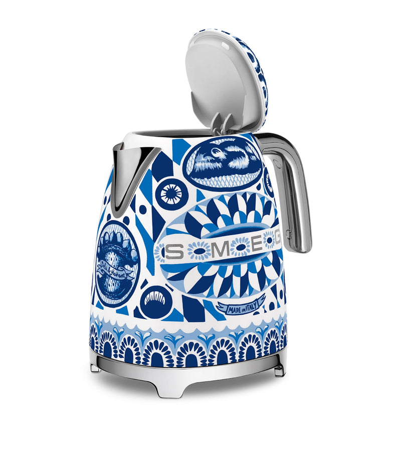 Smeg x Dolce & Gabbana Blu Mediterraneo electric kettle 1.7L (British brand)
