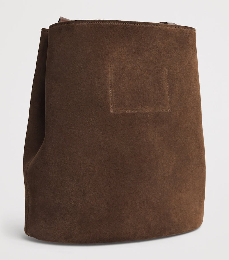 Harrods suede H tote bag - British product