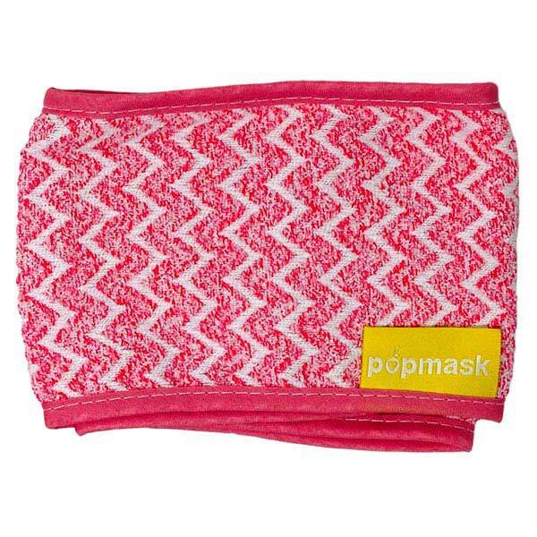 Popmask spa headband pink microfiber, imported from the UK
