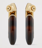 Grandes boucles d'oreilles huggie écaille de tortue Givenchy, version UK