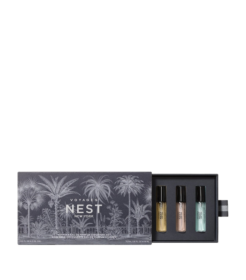 NEST New York VOYAGES eau de parfum discovery set 6 x 3ml, imported from the UK