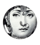 Fornasetti porcelain wall plate with Lina Cavalieri design 26cm - British product