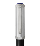 Cartier Santos-Dumont ballpoint pen with blue resin cabochon, 13.5cm - British product