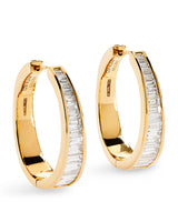 Harrods Anita Ko Yellow Gold and Diamond Meryl Hoop Earrings- Buy online at McGrocer