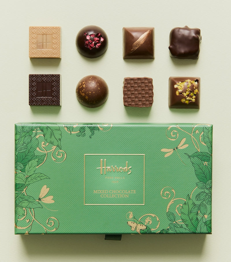 Harrods mini champagne and chocolates gift box, imported from the UK