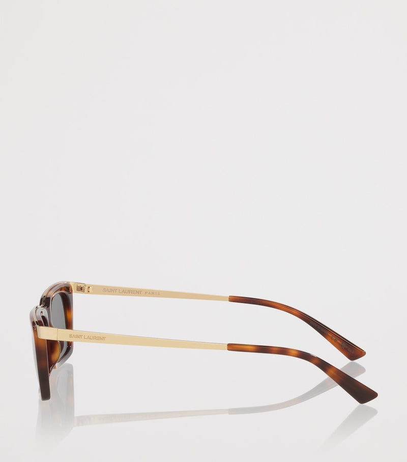 Saint Laurent acetate rectangle sunglasses (British brand)