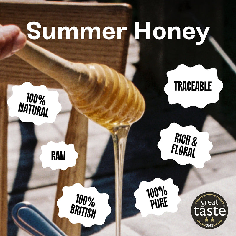 Black Bee British Summer Honey 1kg