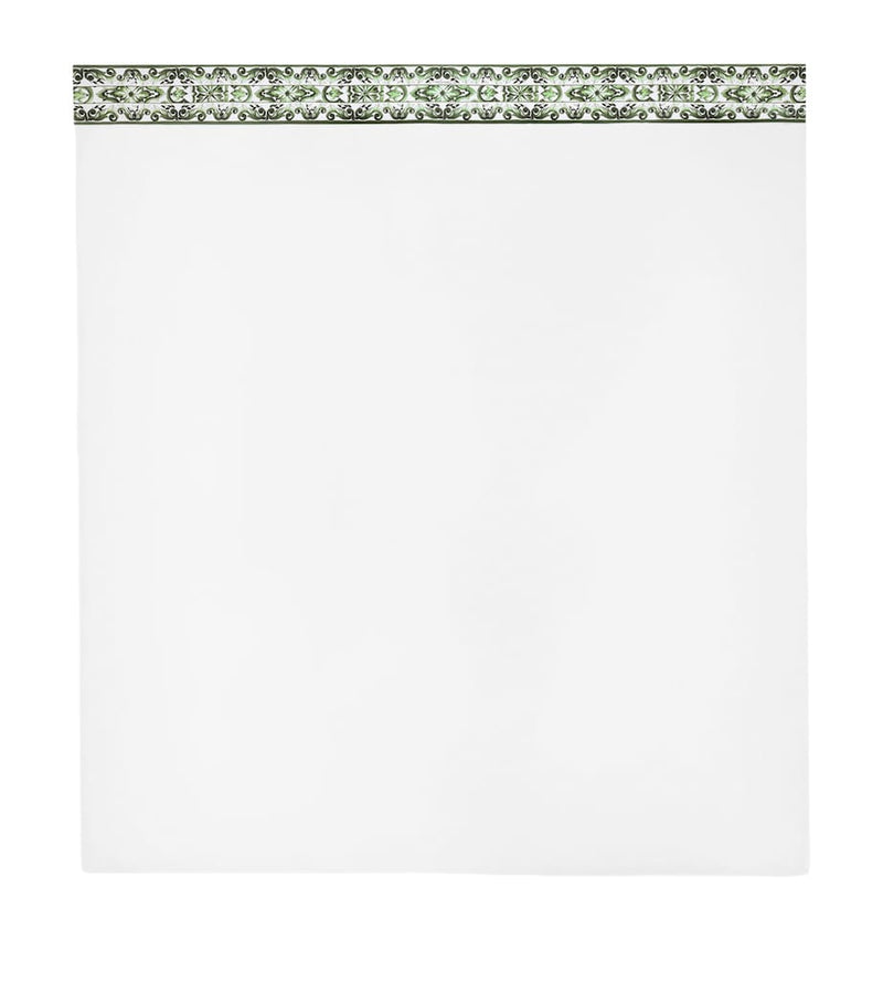 Dolce&Gabbana Casa cotton Majolica king flat sheet 260cm x 280cm - British product